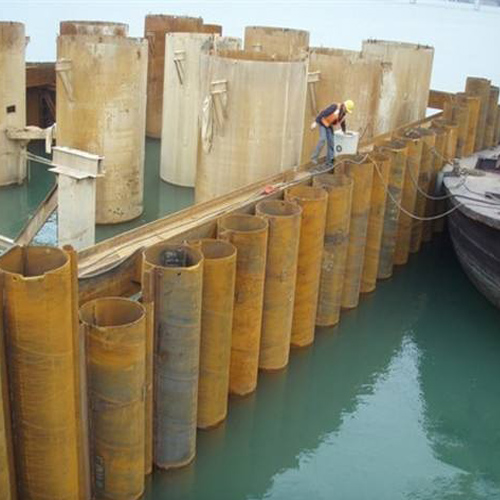 喀什钢护筒现场安装